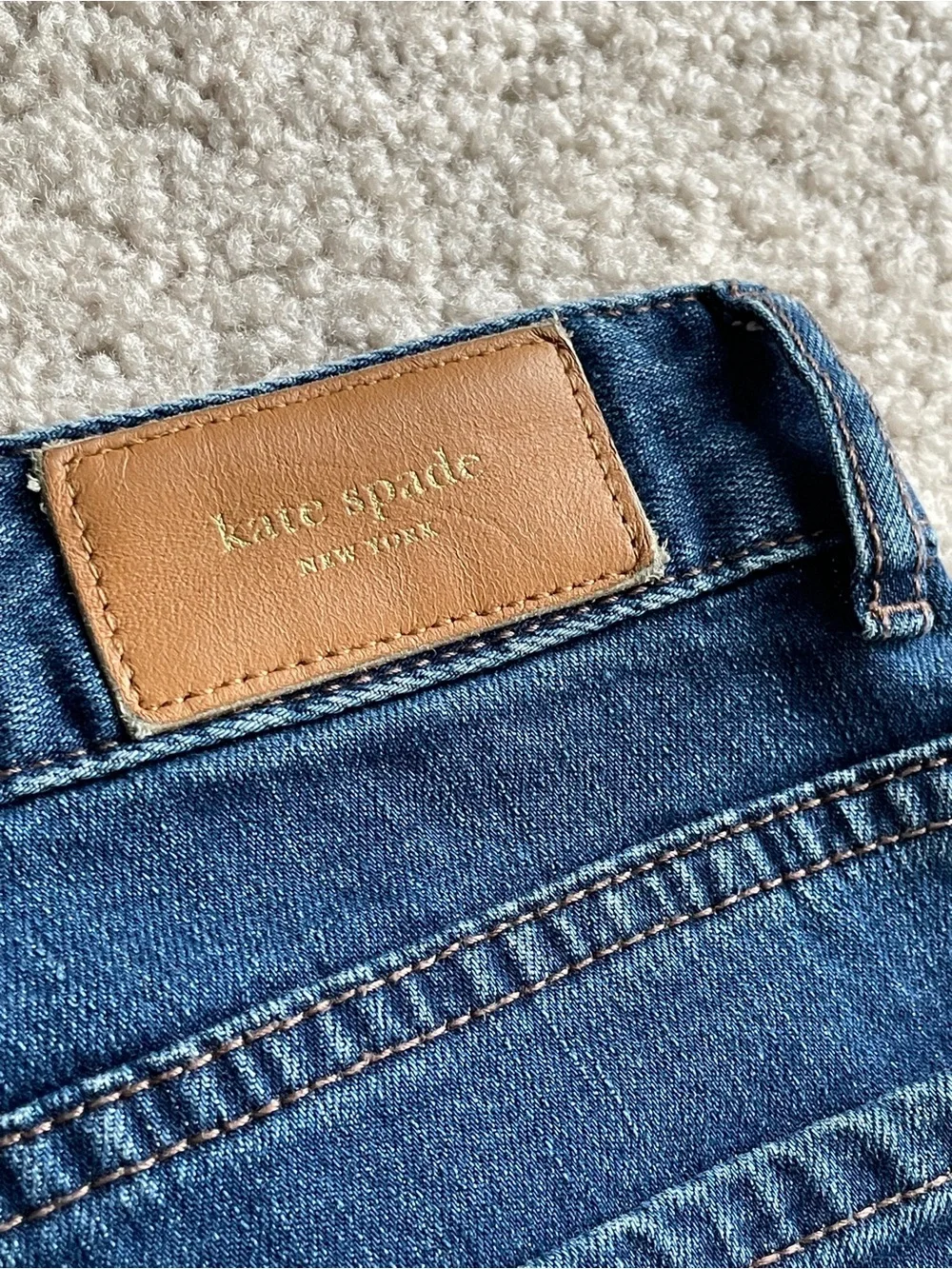 Kate Spade Broome Street Ditsy Embroidered Floral Straight Ankle Jeans Size 29